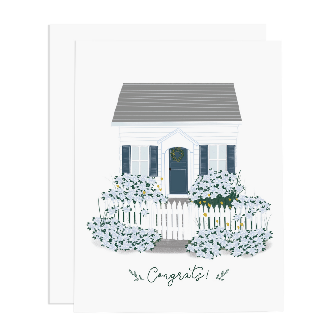 Congrats Cottage Card