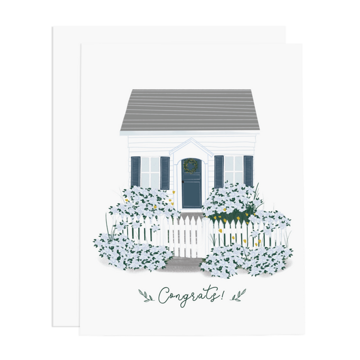 Congrats Cottage Card
