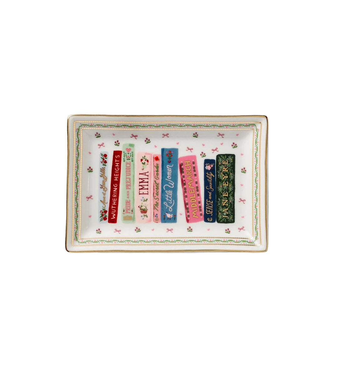Book Club Porcelain Tray