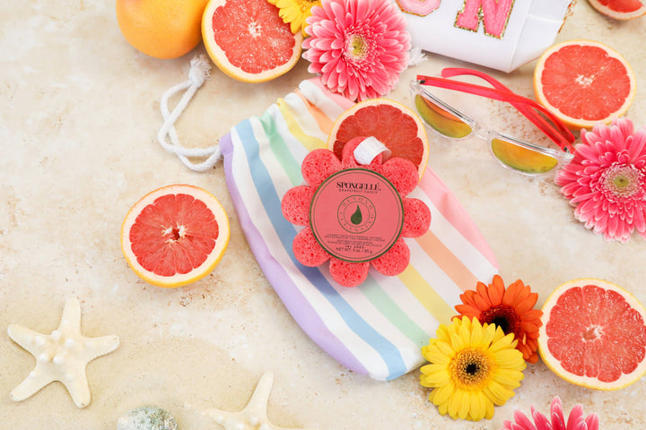Grapefruit Cassis Wild Flower Soap Sponge
