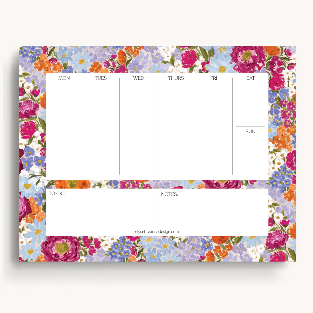 Weekly Planner: Primavera