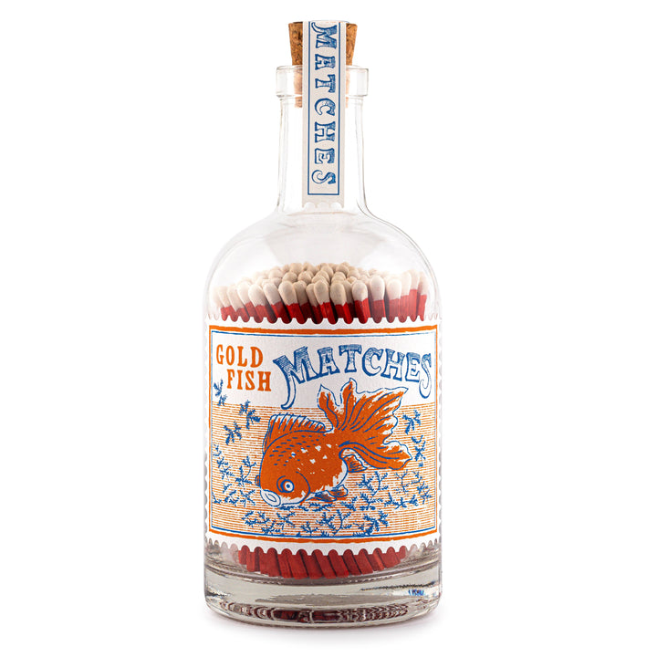 Goldfish Glass Bottle Matches