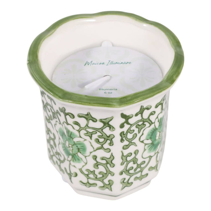 Plumeria Green Candle