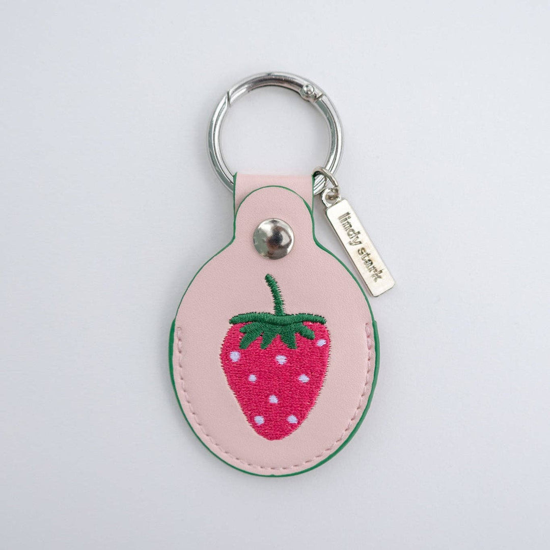 Strawberry AirTag Keychain