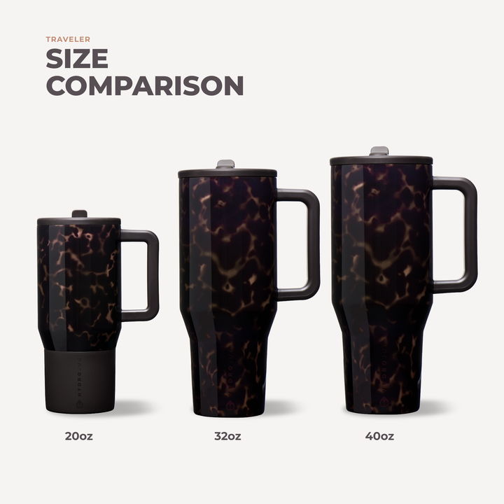 Mocha Tortoise Traveler Tumbler