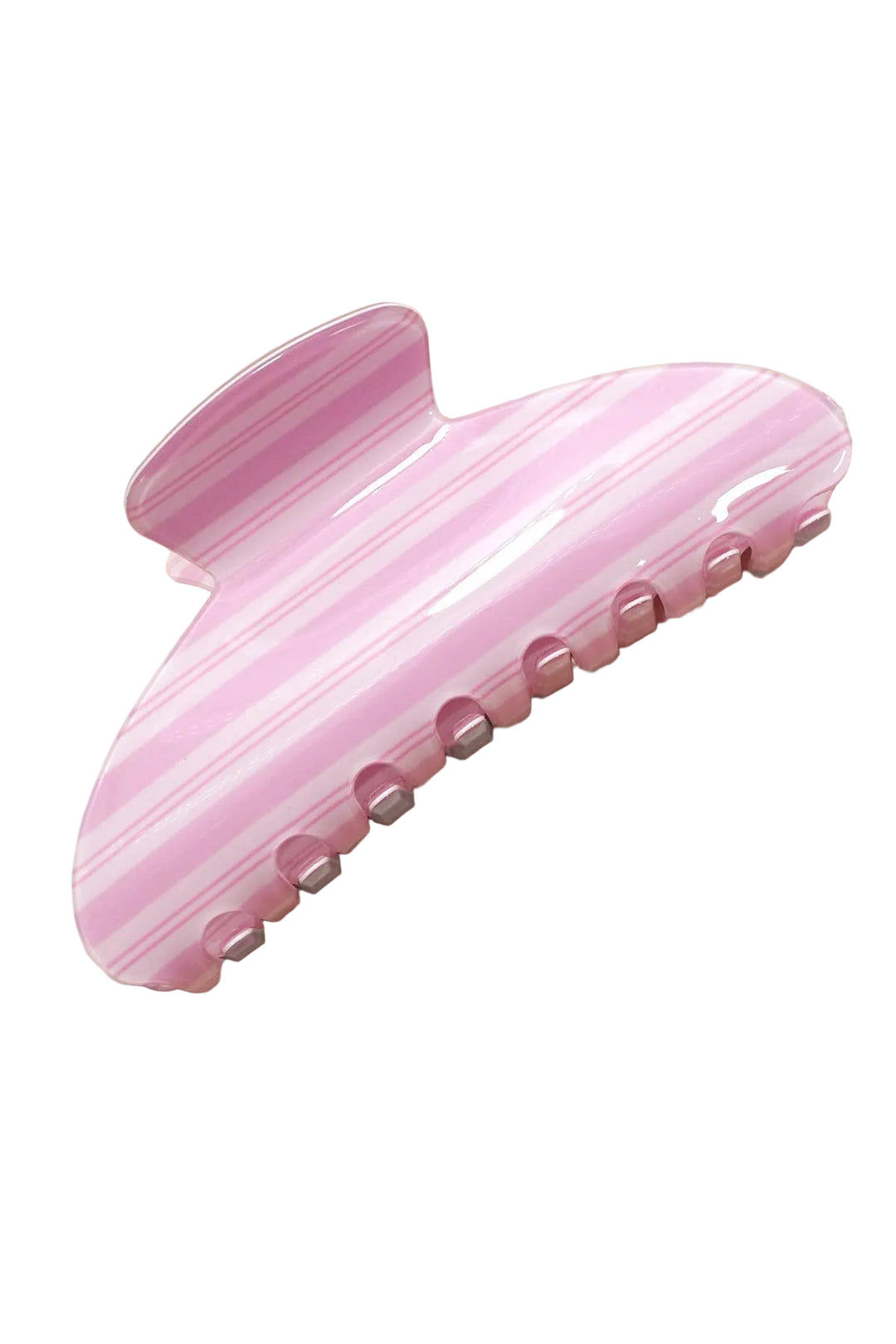 Pink Striped Clip
