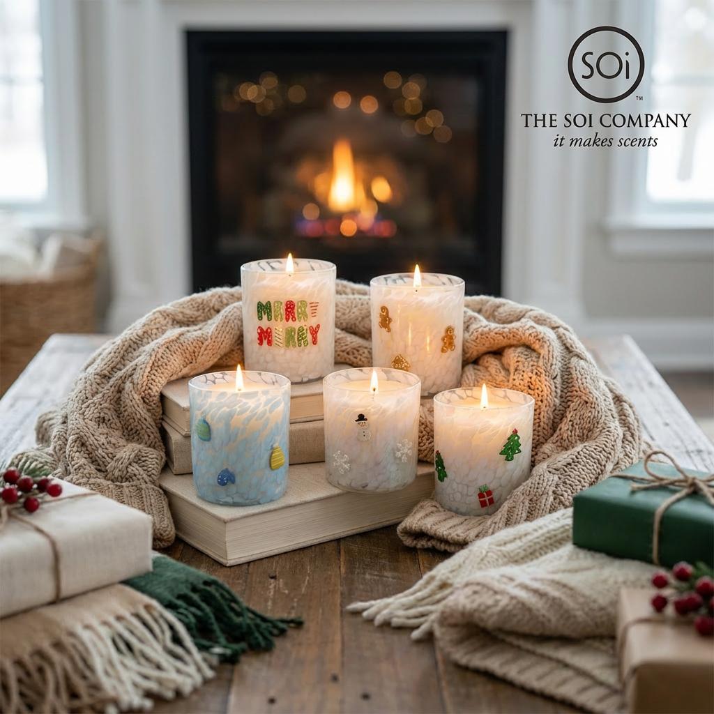 Peppermint Icon Candle