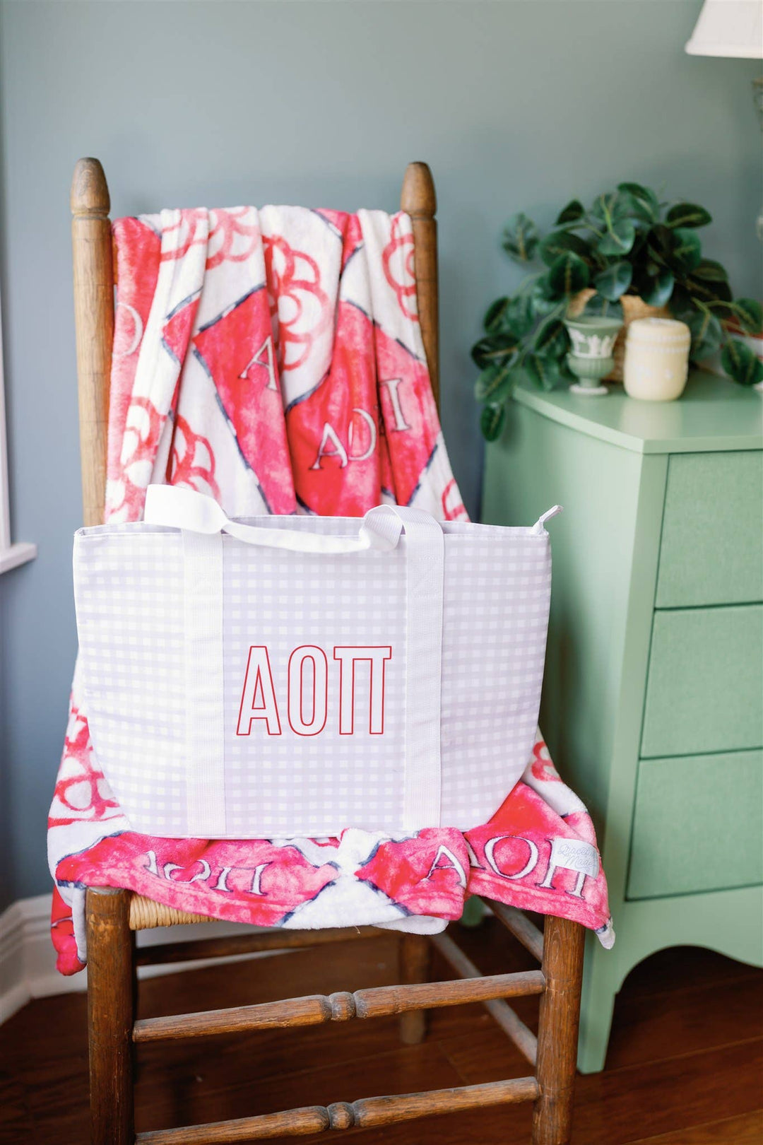 Alpha Omicron Pi Tote Bag