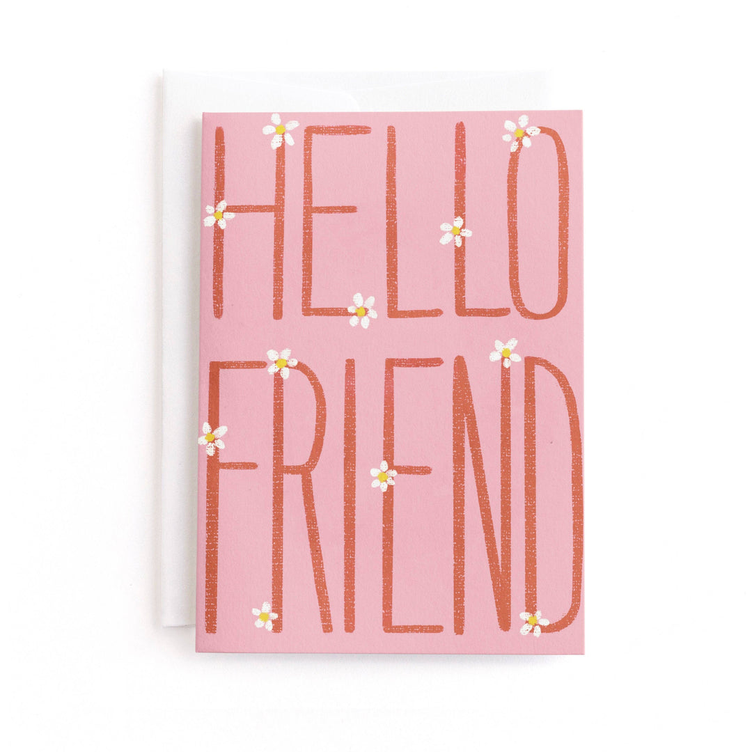 Hello Friend Daisies Card