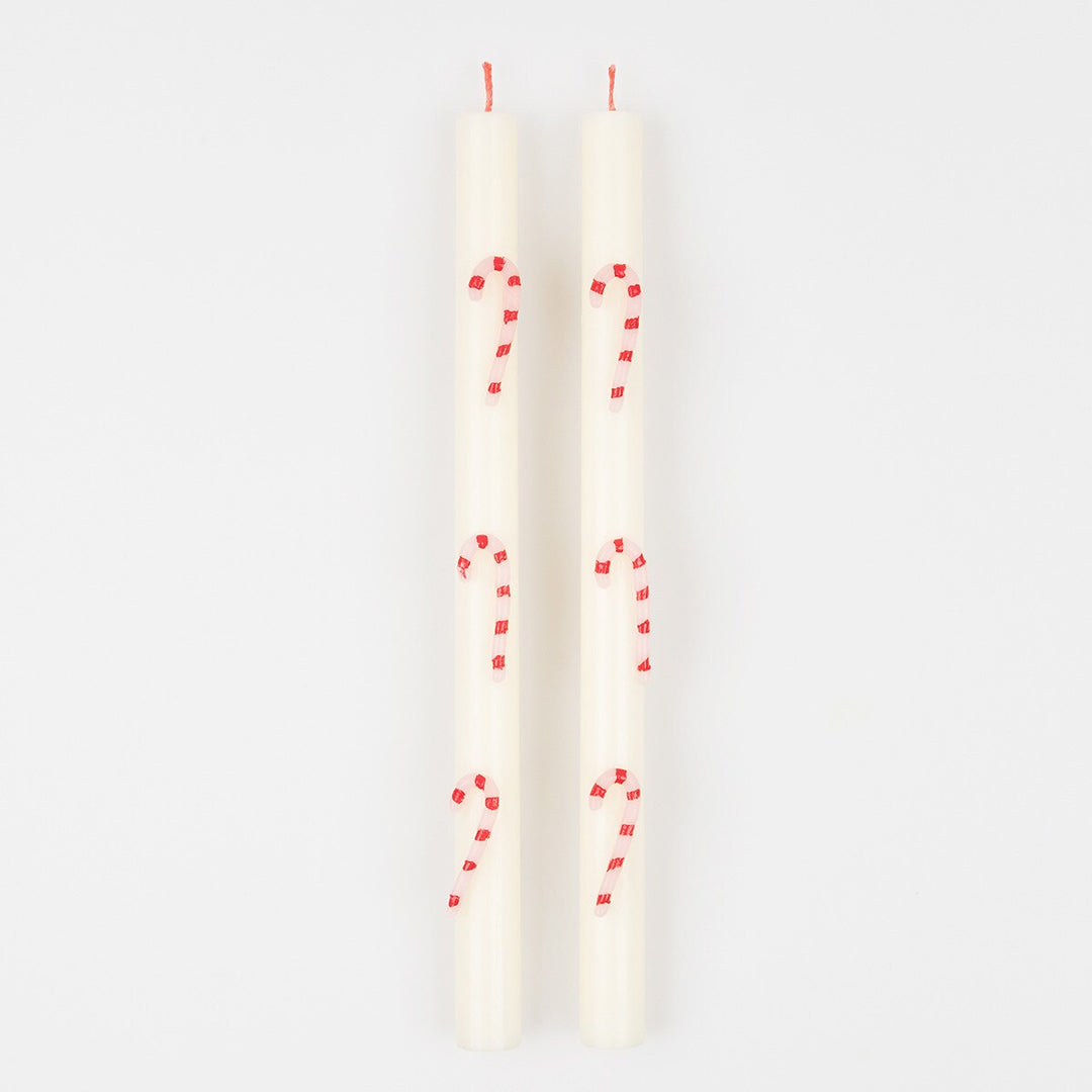 Candy Cane Table Candles
