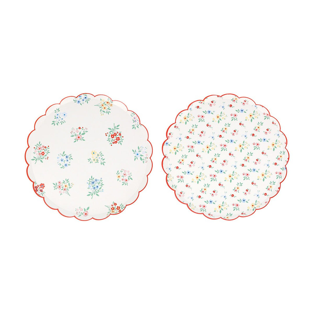 Ditsy Posy Scalloped Side Plates