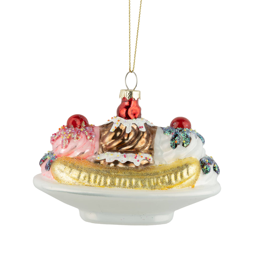 Banana Split Ornament
