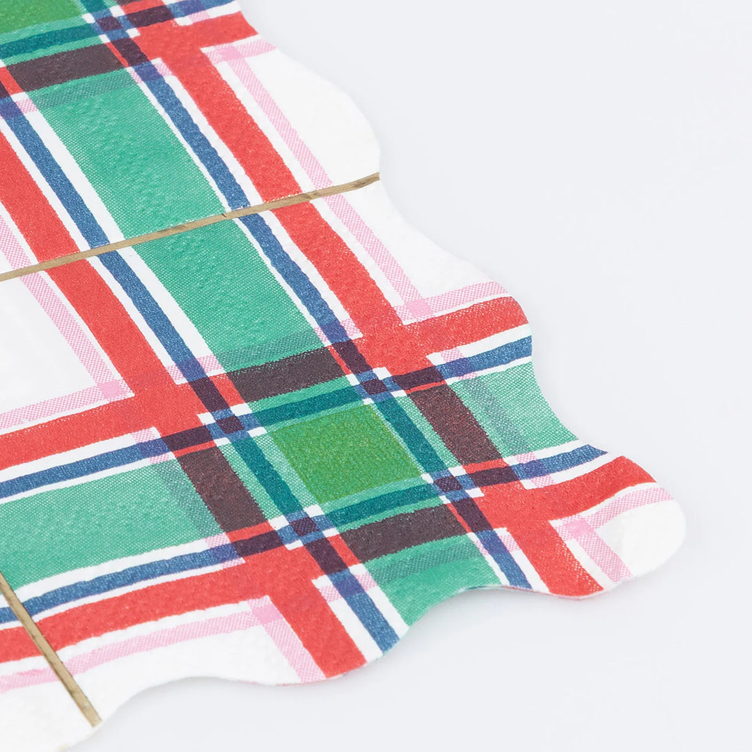 Plaid Large Napkins