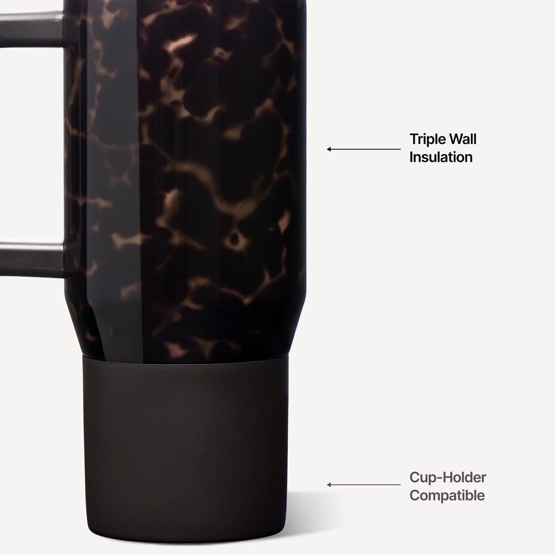 Mocha Tortoise Traveler Tumbler