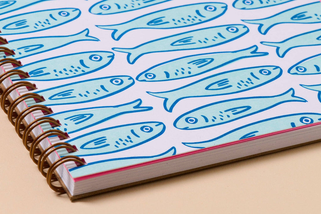 Sardines Spiral Notebook