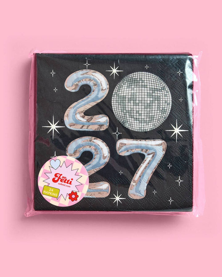 2027 New Years Napkins