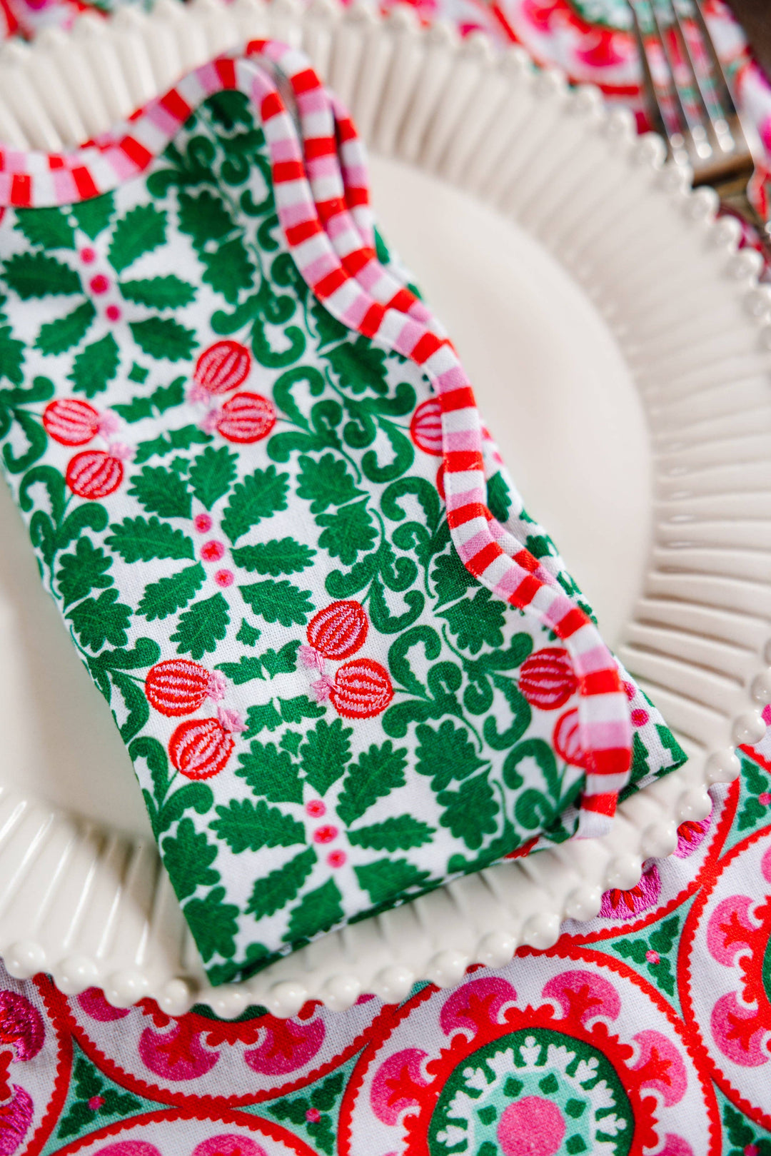 Pomegranate Napkins S/4