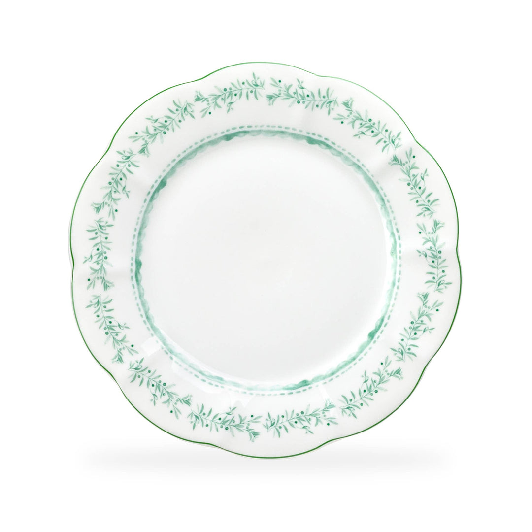 Festive Greenery Porcelain Plate