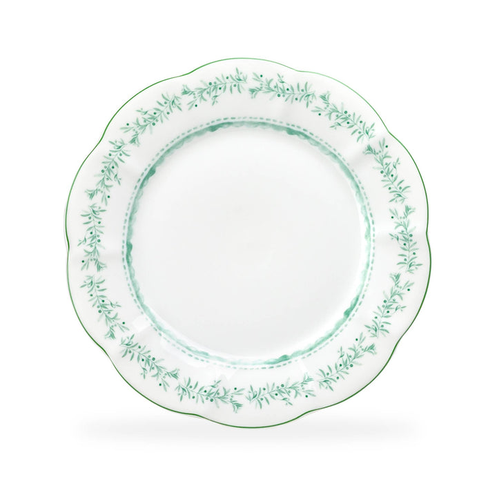 Festive Greenery Porcelain Plate