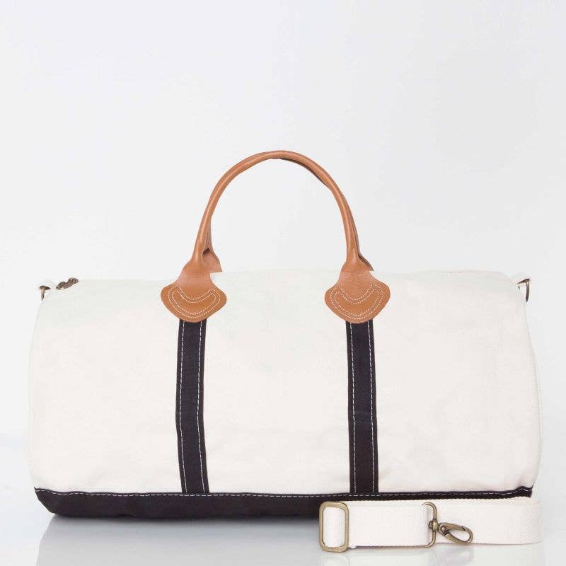 Navy Round Duffel