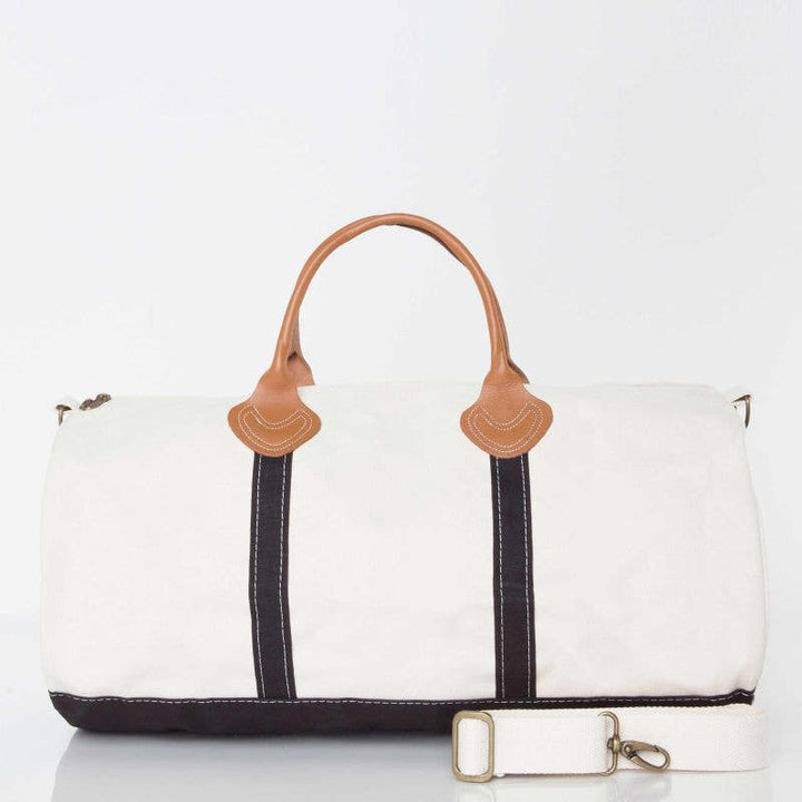 Navy Round Duffel