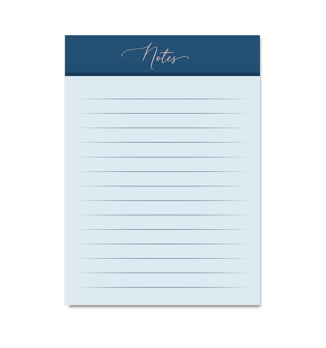 Blue Refined Notepad