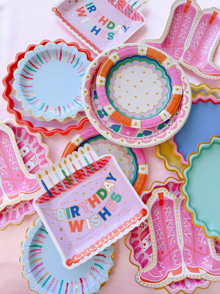 Birthday Wishes Dessert Plates