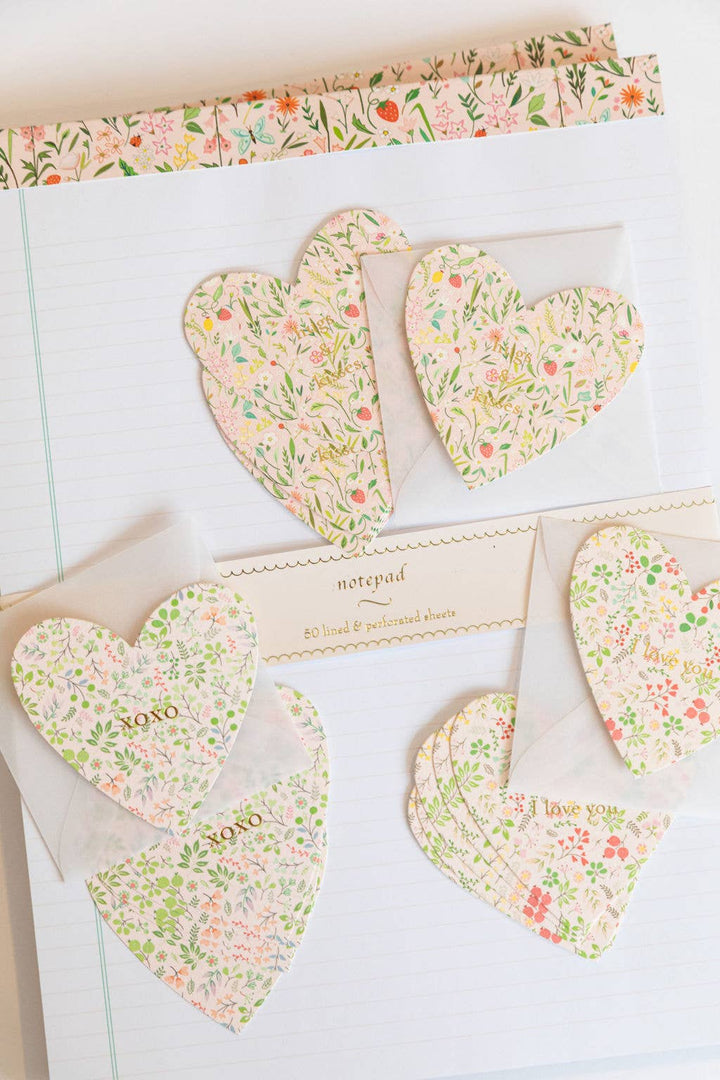 Love You Floral Heart Gift Enclosure
