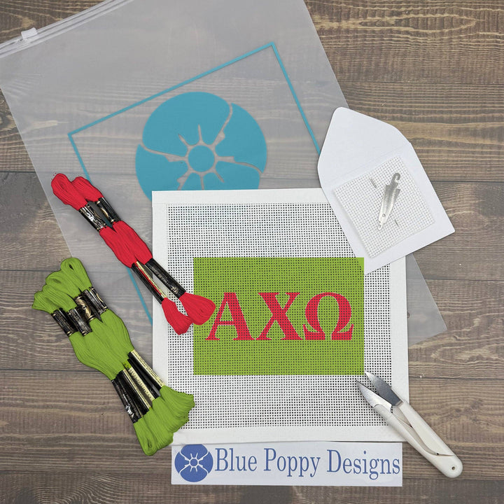 Alpha Chi Omega Needlepoint Kit