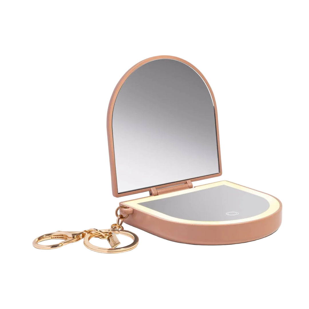 Compact Mirror Keychain