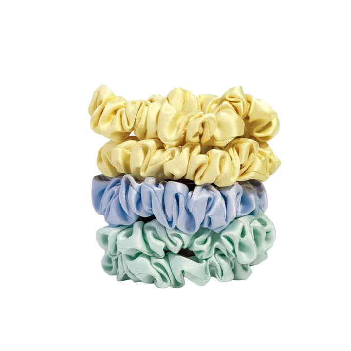 Ruched Satin Scrunchies