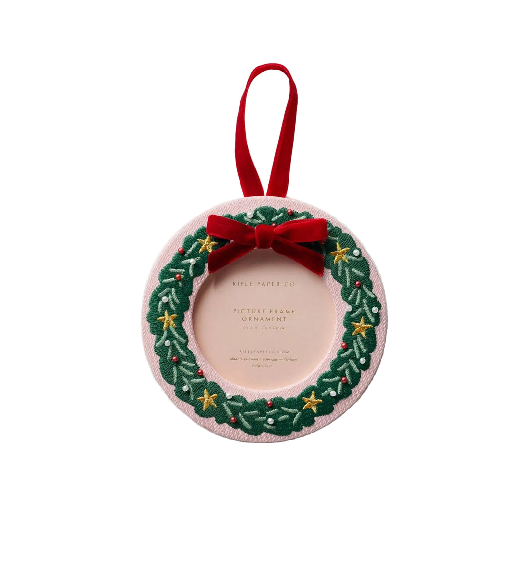 Christmas Wreath Frame Ornament