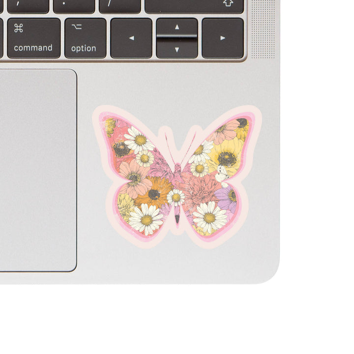 Butterfly Garden Vinyl Sticker