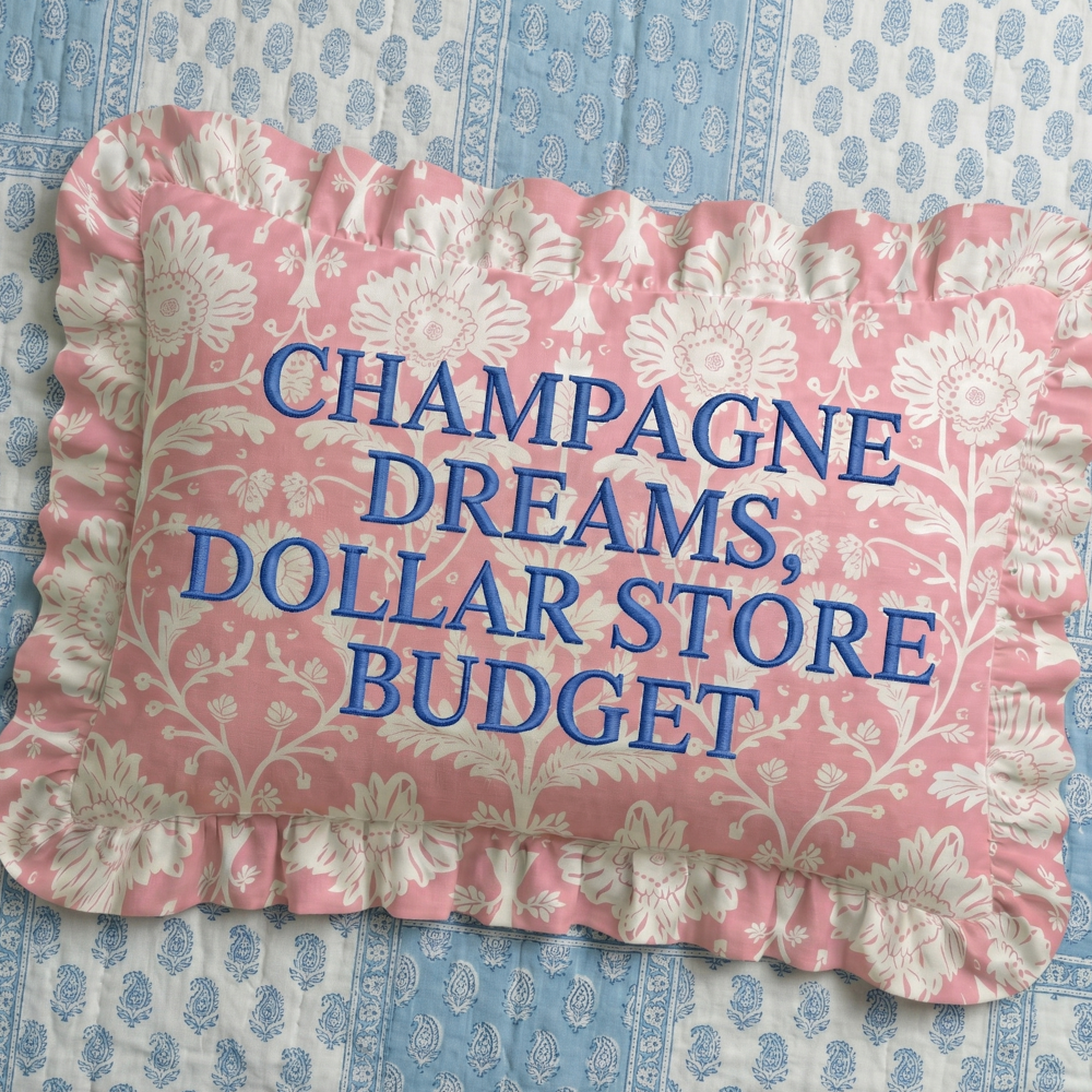 Champagne Pillow