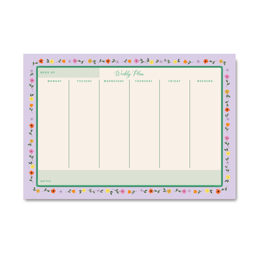 Farmer's Market Weekly Planner