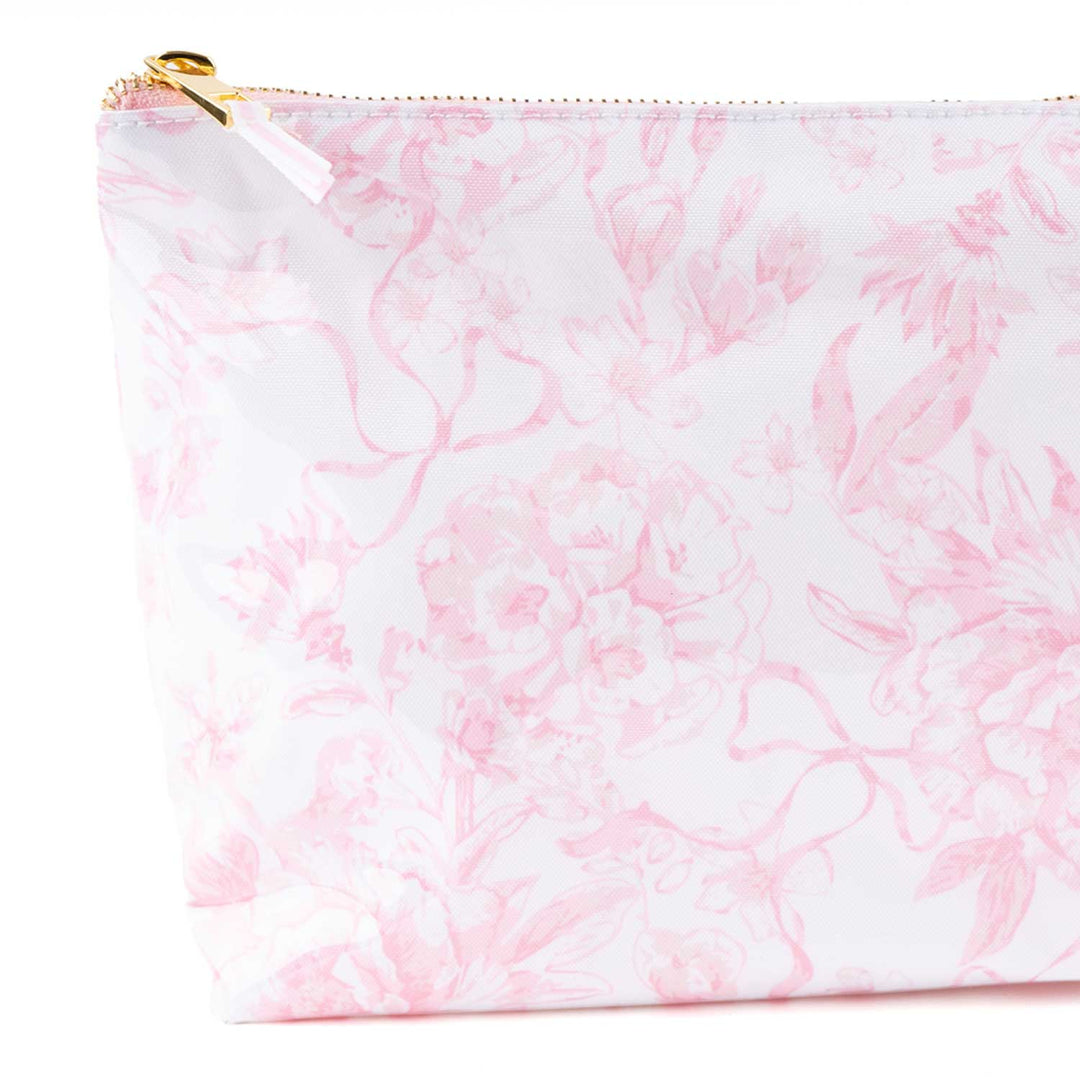 Pink Bow Cosmetic Case