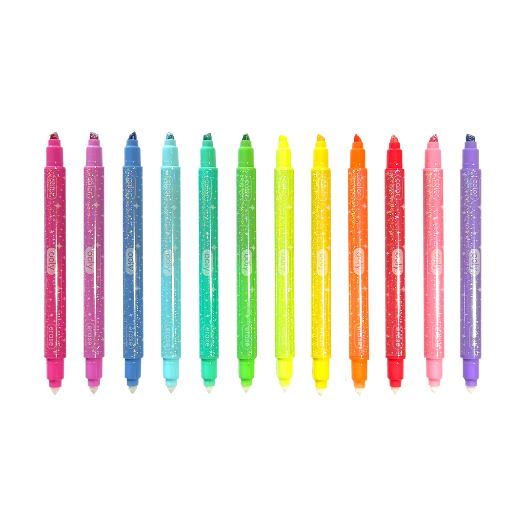 Make no Mistake! Glittery Erasable Markers