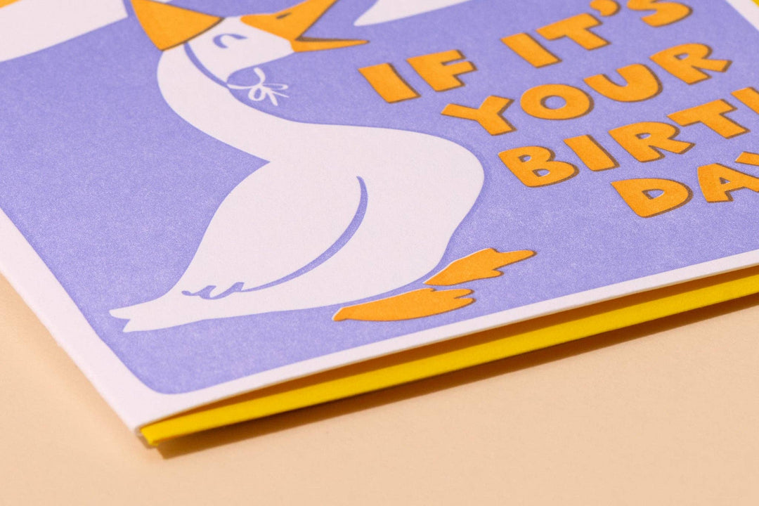 Honk Bday Goose Card