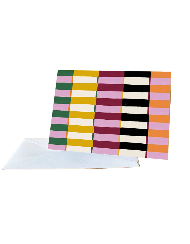 Painted Stripes Notecards