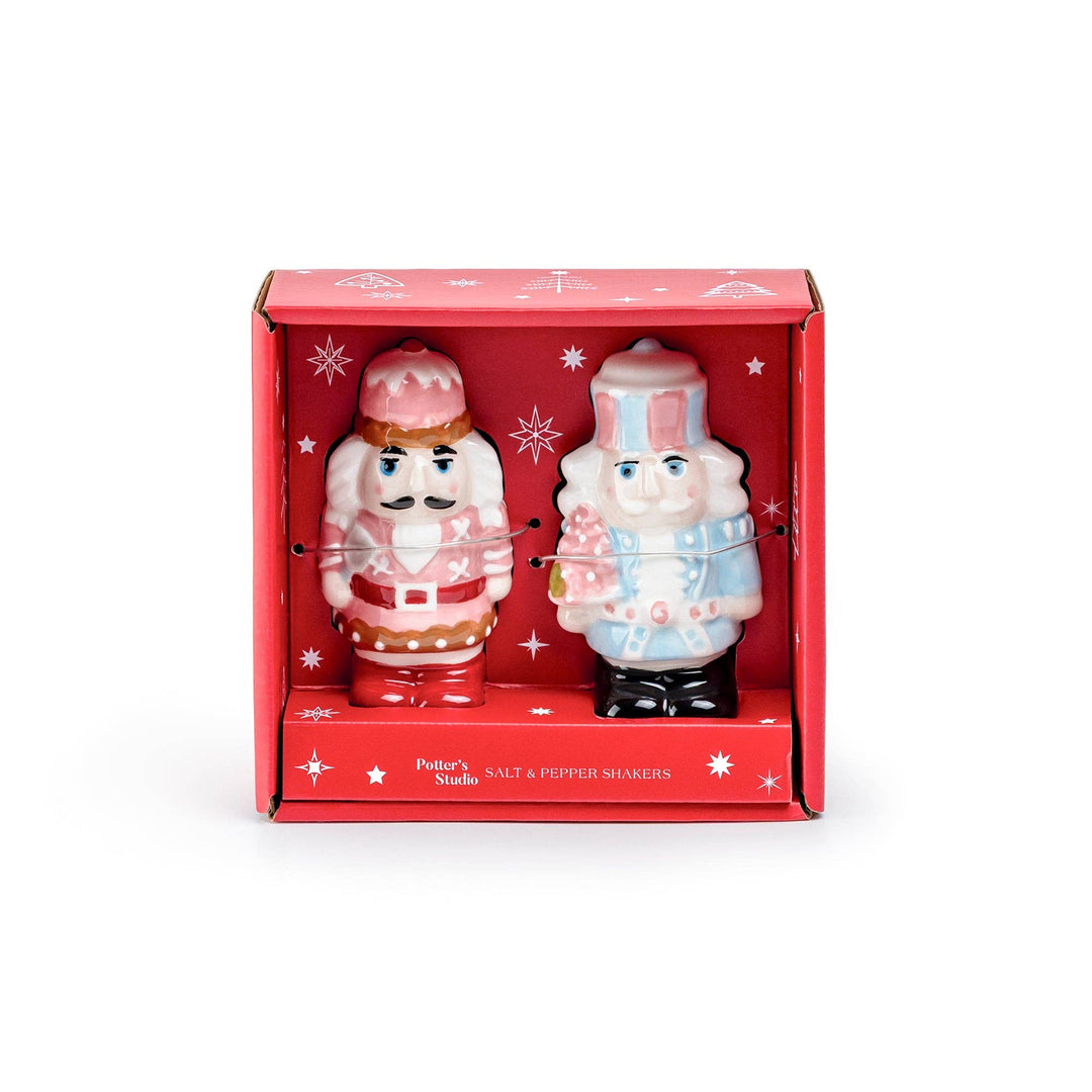 Pastel Nutcrackers Salt and Pepper Set