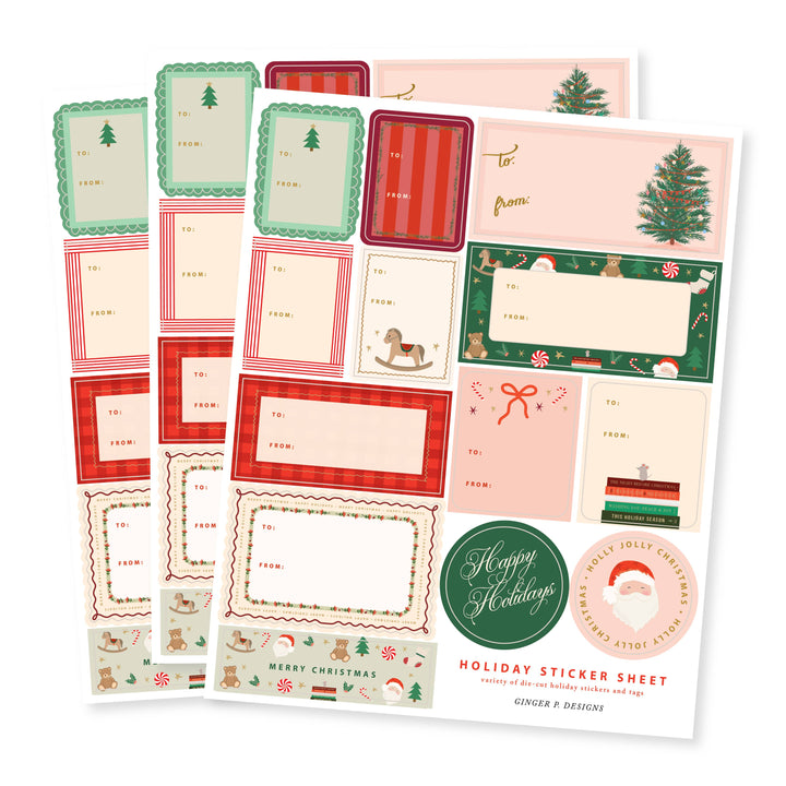 Christmas Morning Labels
