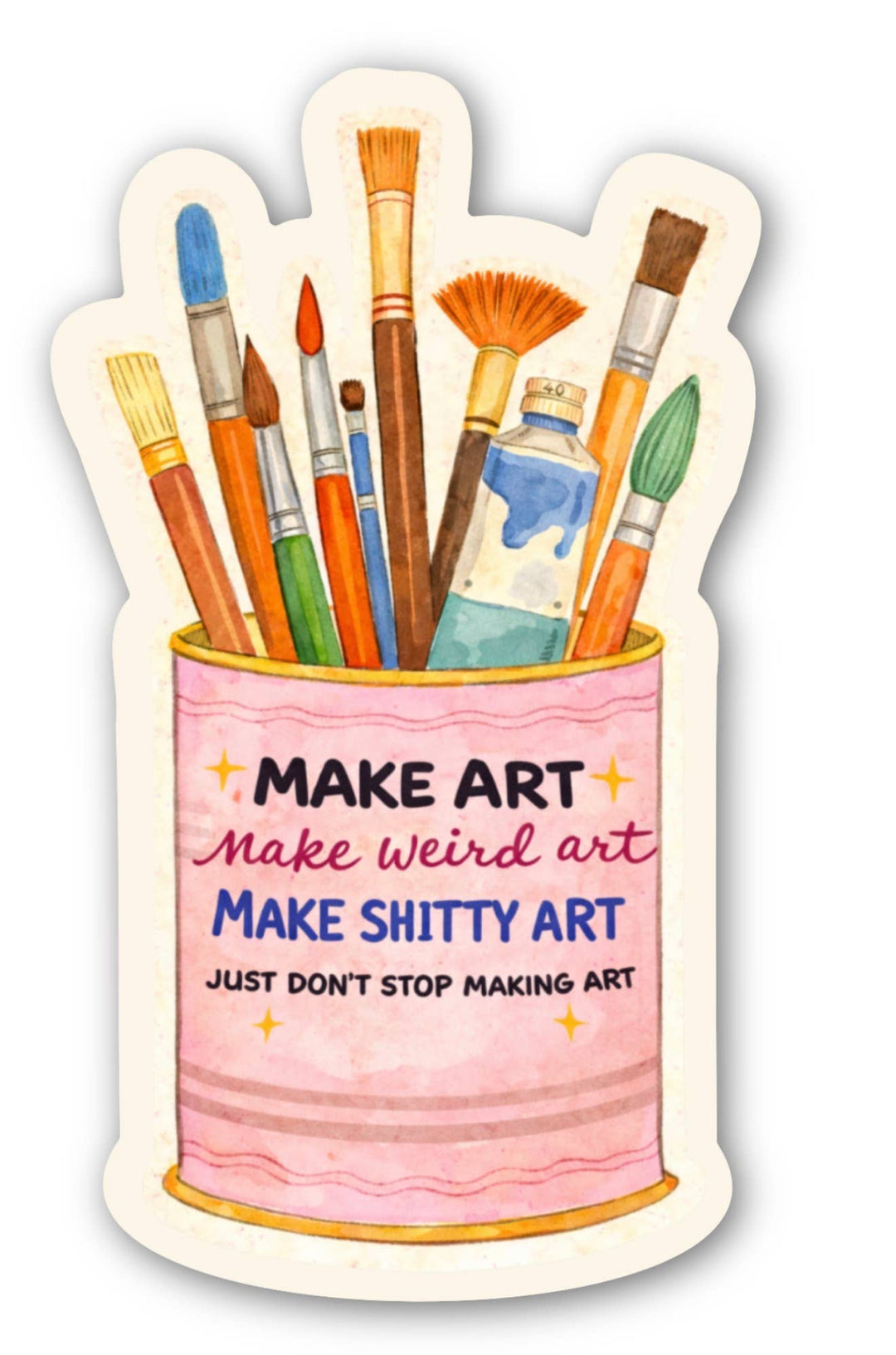 Make Art Sticker