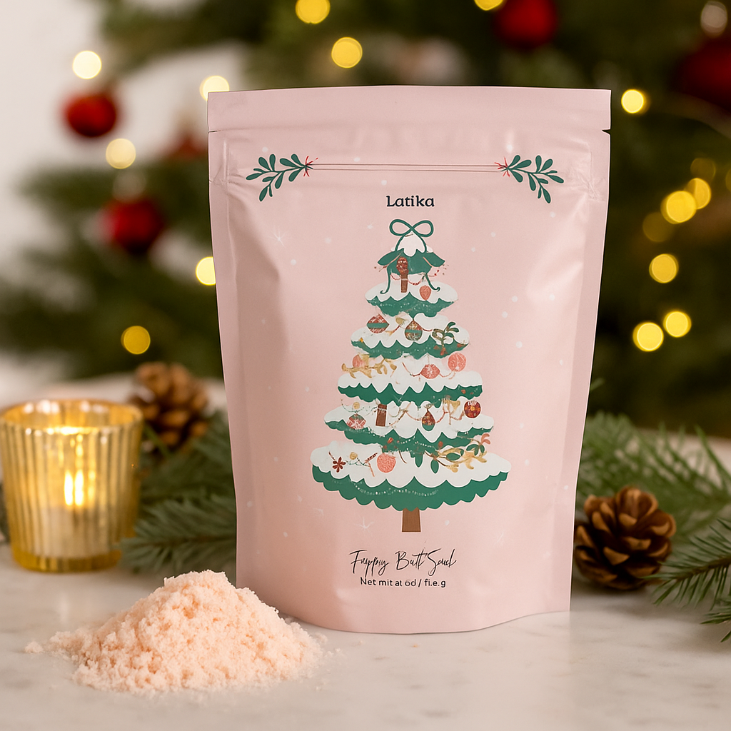 Pink Christmas Bath Soak