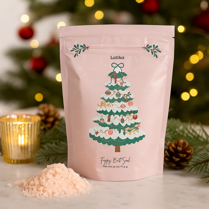 Pink Christmas Bath Soak