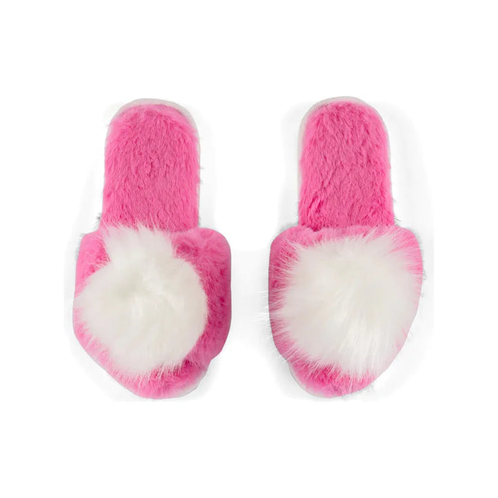 Magenta Amor Slippers