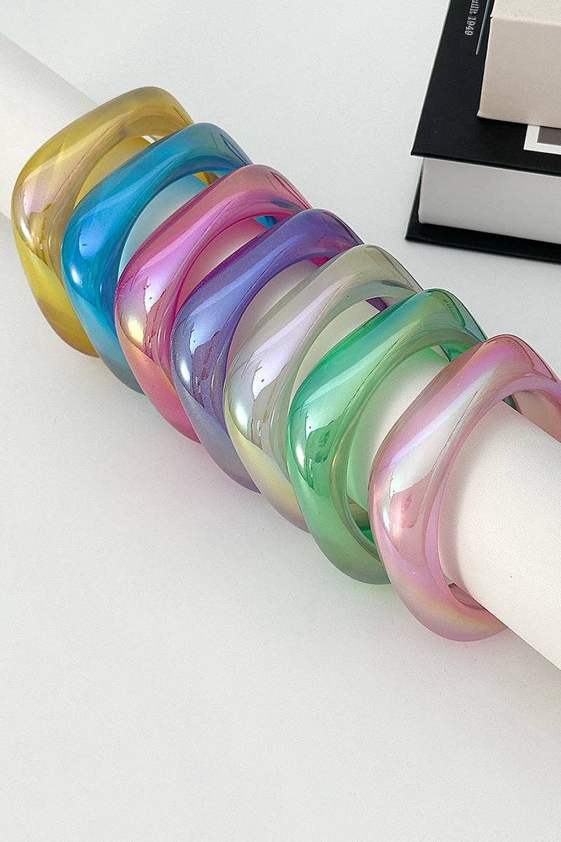 Iridescent Bracelet: Blue