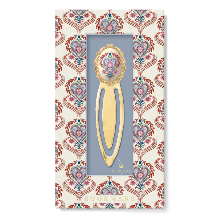 Folk Heart Metal Clip Bookmark