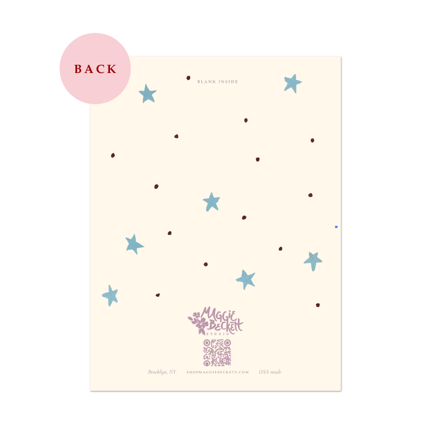 Star Bunting Banner Birthday Card
