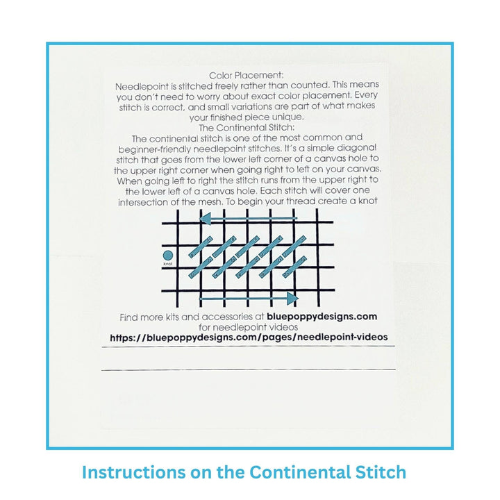 Martini Needlepoint Kit