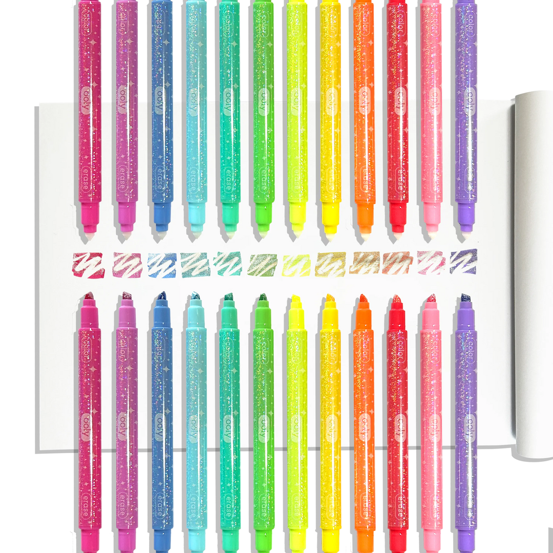 Make no Mistake! Glittery Erasable Markers